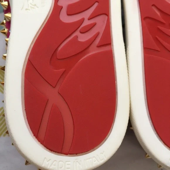 Christian Louboutin pink slip on - Picture 5 of 8